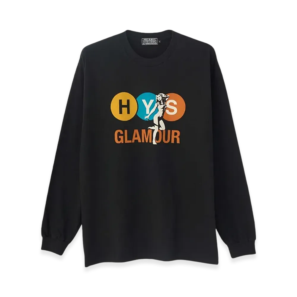 HYSTERIC GLAMOUR Subway T-Shirt "Black"