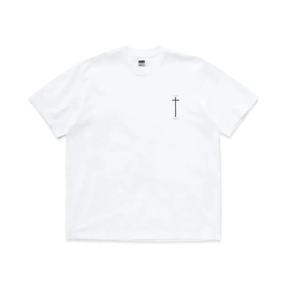 RATS Cross Tee "White"