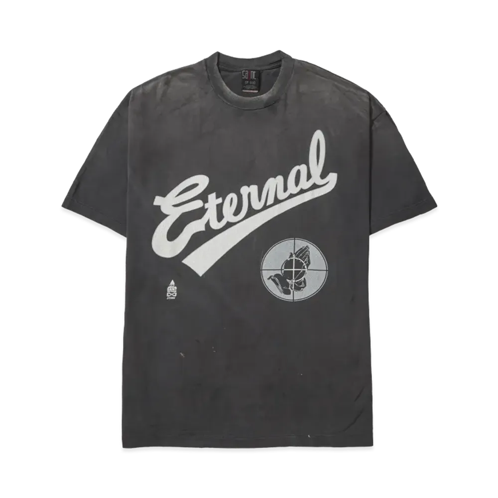 SAINT Mxxxxxx x FEAR OF GOD SS Tee "Black"