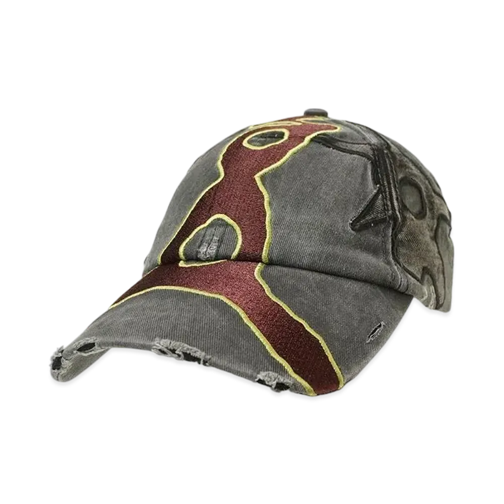 P.A.M. LAST QUARTER BASEBALL CAP "BLACK WASH"