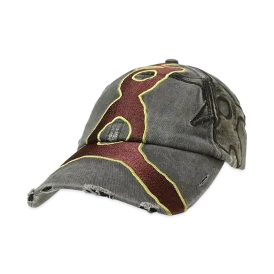 P.A.M. LAST QUARTER BASEBALL CAP "BLACK WASH"