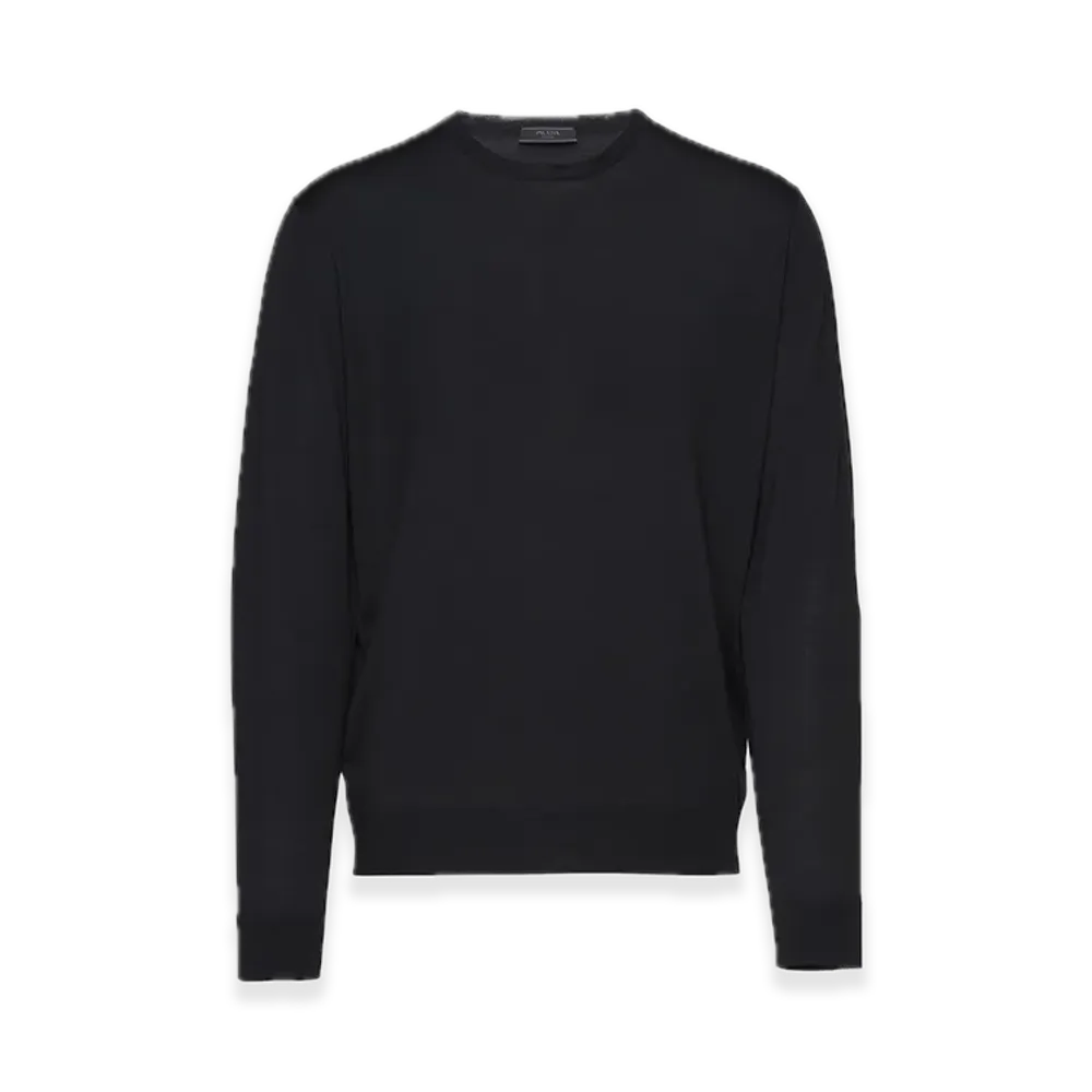 PRADA Worsted Wool Sweater "Black"