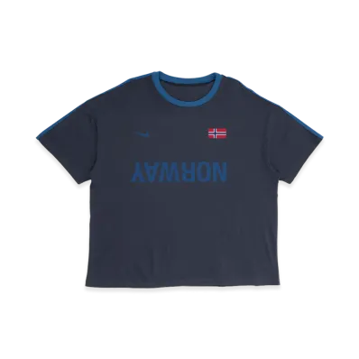 Travis Scott Cactus Jack x Nike Norway Total 90 Tee "Navy"