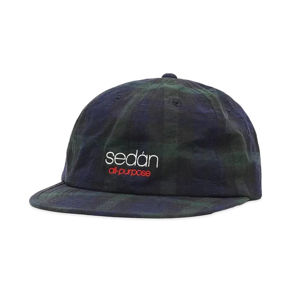 SEDAN ALL-PURPOSE Classic Logo Cotton Linen Cap "Blackwatch"