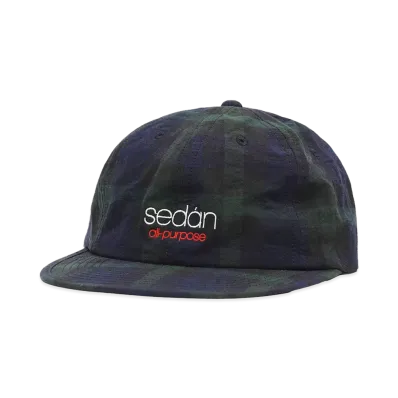SEDAN ALL-PURPOSE Classic Logo Cotton Linen Cap "Blackwatch"