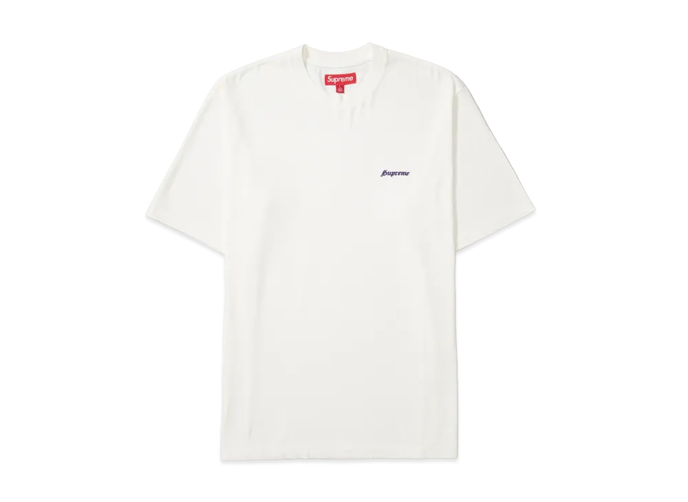 Supreme Washed S/S Top "White"