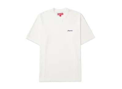 Supreme Washed S/S Top "White"