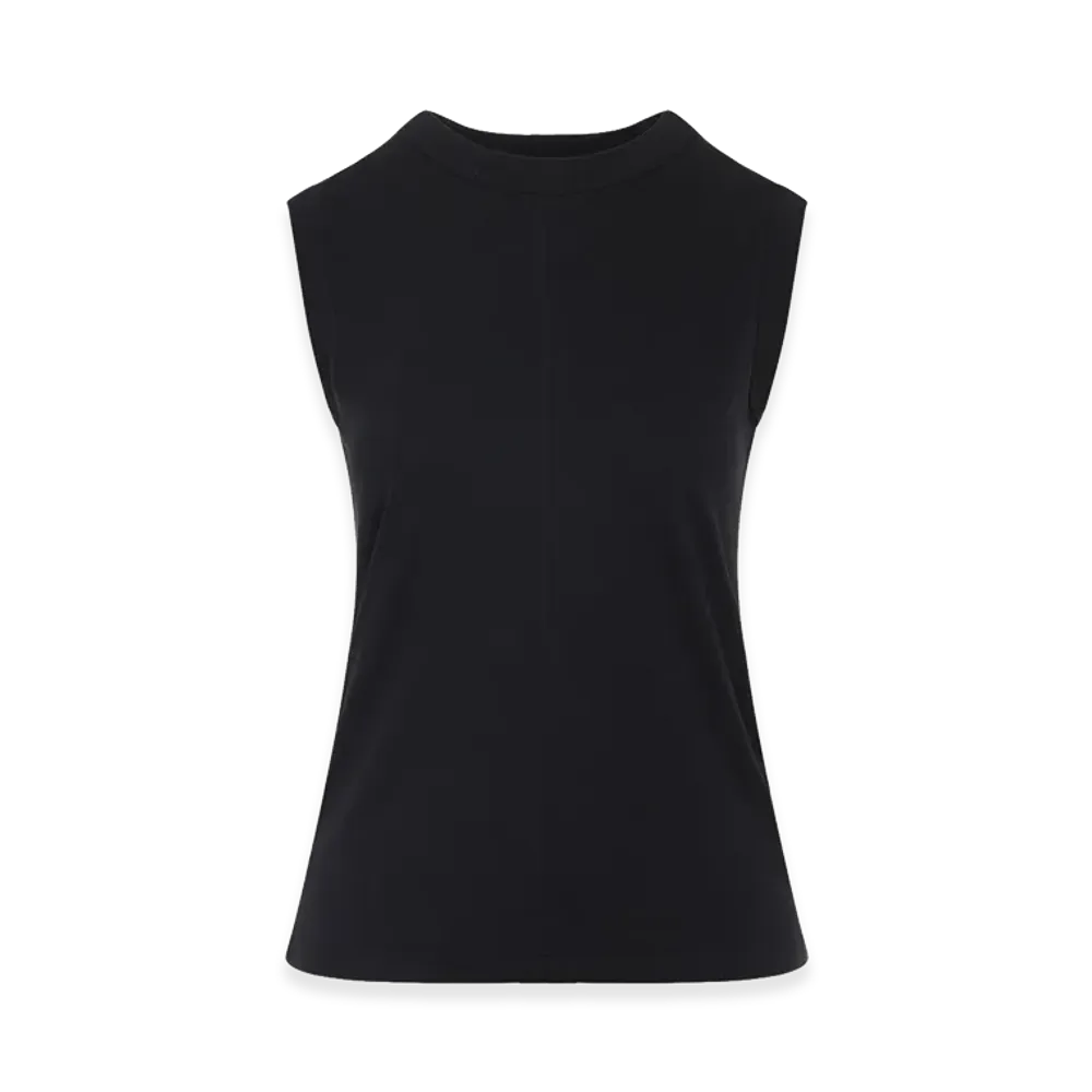 PHOEBE PHILO Women's Ultrafine Tank Top "Black"