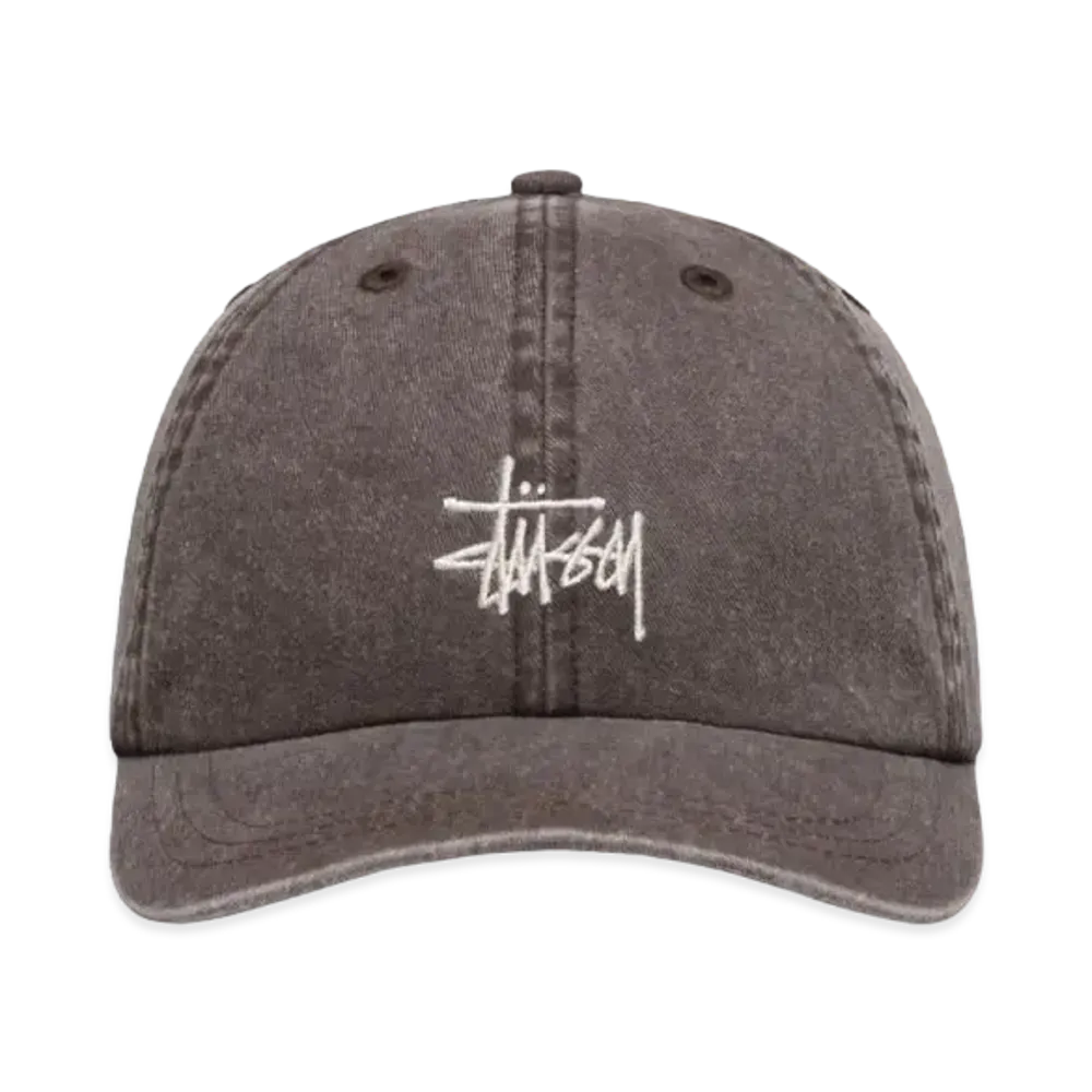 Stussy Washed Basic Low Pro Cap "Mocha" (FA24)