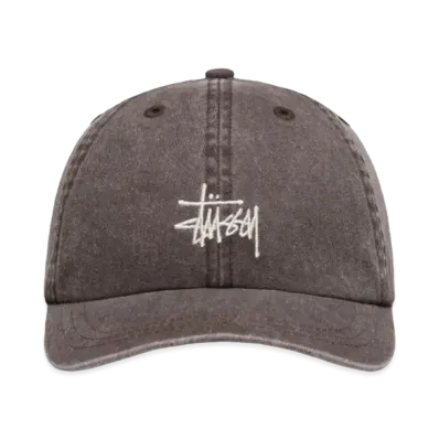 Stussy Washed Basic Low Pro Cap "Mocha" (FA24)