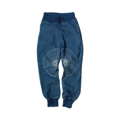 KAPITAL IDG BACK HAIR SWEAT LIVE PANTS (BATHS) "Black" "Indigo"