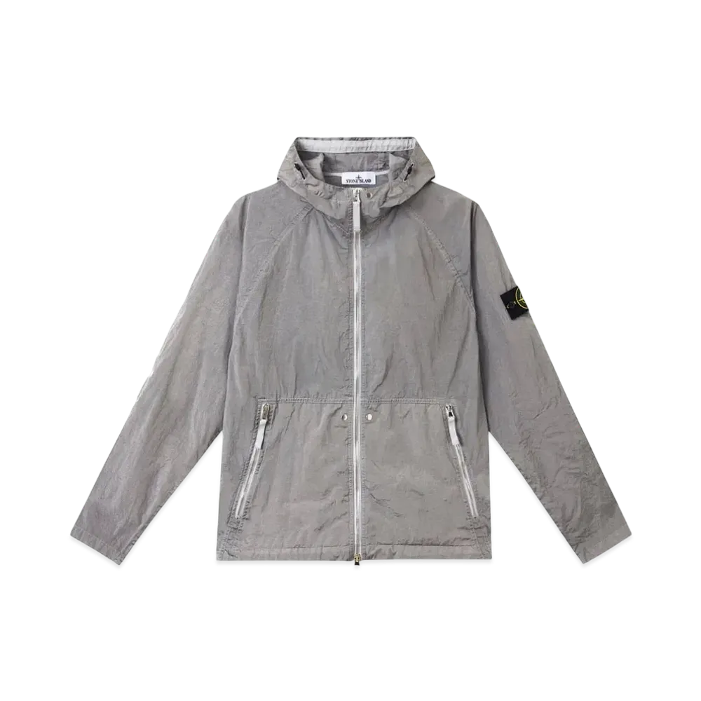 Stone Island 4100097 Nylon Metal Watro-TC In Econyl "Pearl Grey"