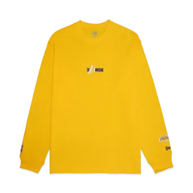XLARGE x New Era x NBA LAKERS STANDARD LOGO LS TEE "Yellow"