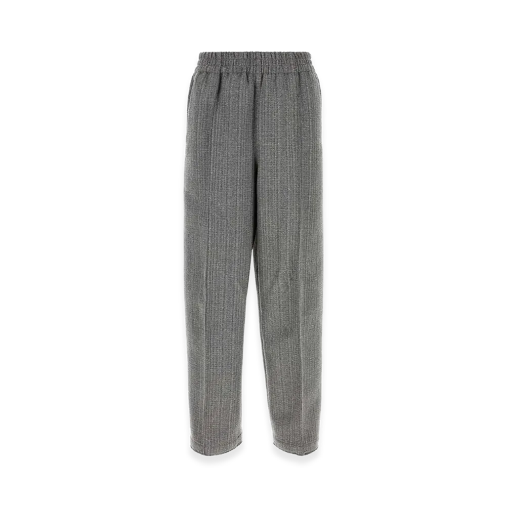 AMI PARIS Melange Wool Blend Pant "Grey"