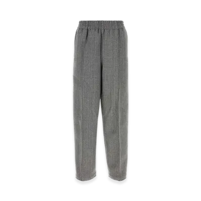 AMI PARIS Melange Wool Blend Pant "Grey"