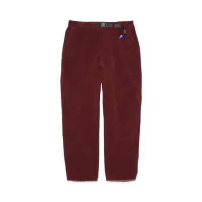 The North Face PURPLE LABEL Corduroy Wide Tapered Field Pants "Burgundy"