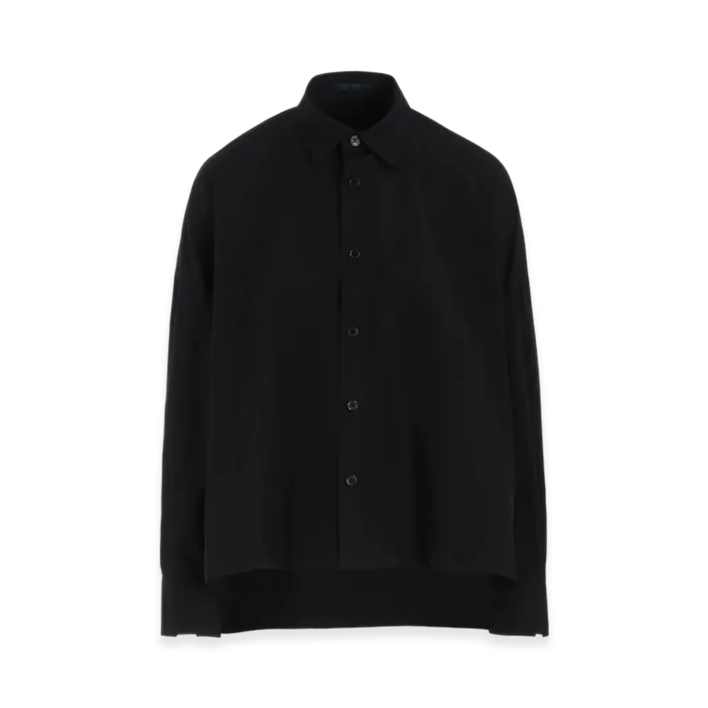 Yohji Yamamoto Broad R-Big Blouse "Black"