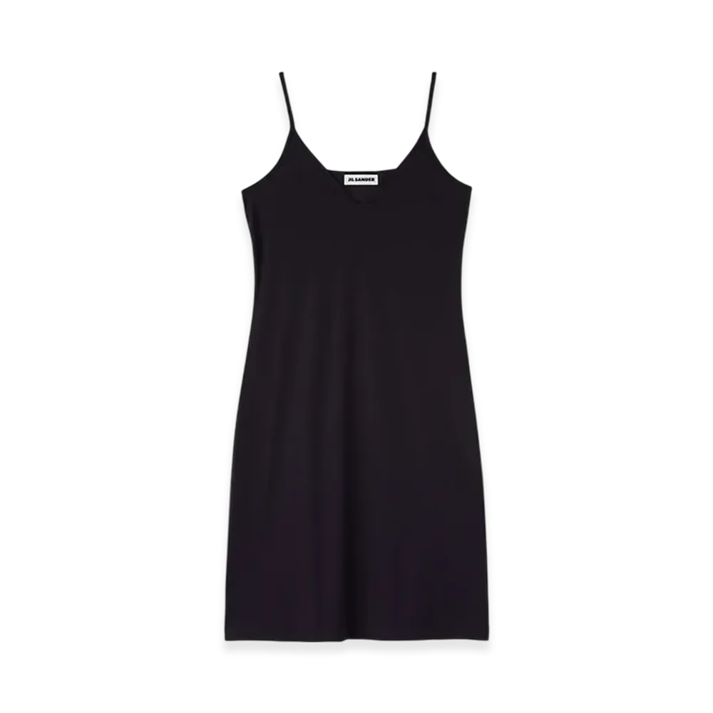 Jil Sander Jersey Slip Dress "Ink"