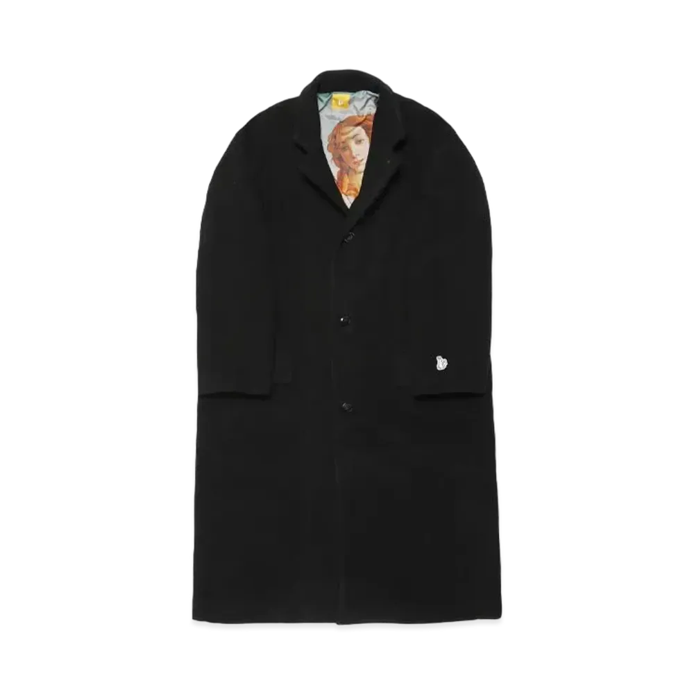 FR2 Don't be Flasher Chesterfield Coat "Black"
