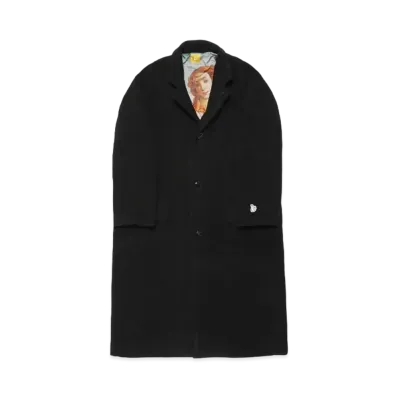 FR2 Don't be Flasher Chesterfield Coat "Black"