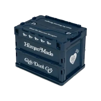 HUMAN MADE Girls Don ’t Cry Container case "Navy" / VERDY