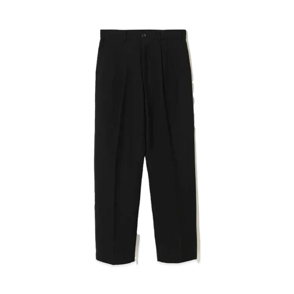 N.HOOLYWOOD Wide Tapered Easy Slacks "Black"