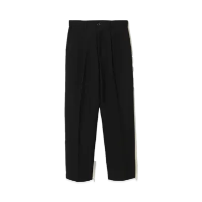 N.HOOLYWOOD Wide Tapered Easy Slacks "Black"