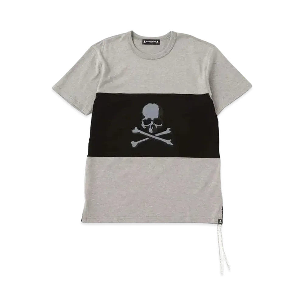 mastermind JAPAN Horizontal Block Tee "Top Gray Black"