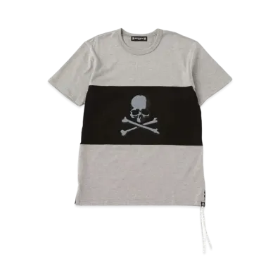 mastermind JAPAN Horizontal Block Tee "Top Gray Black"