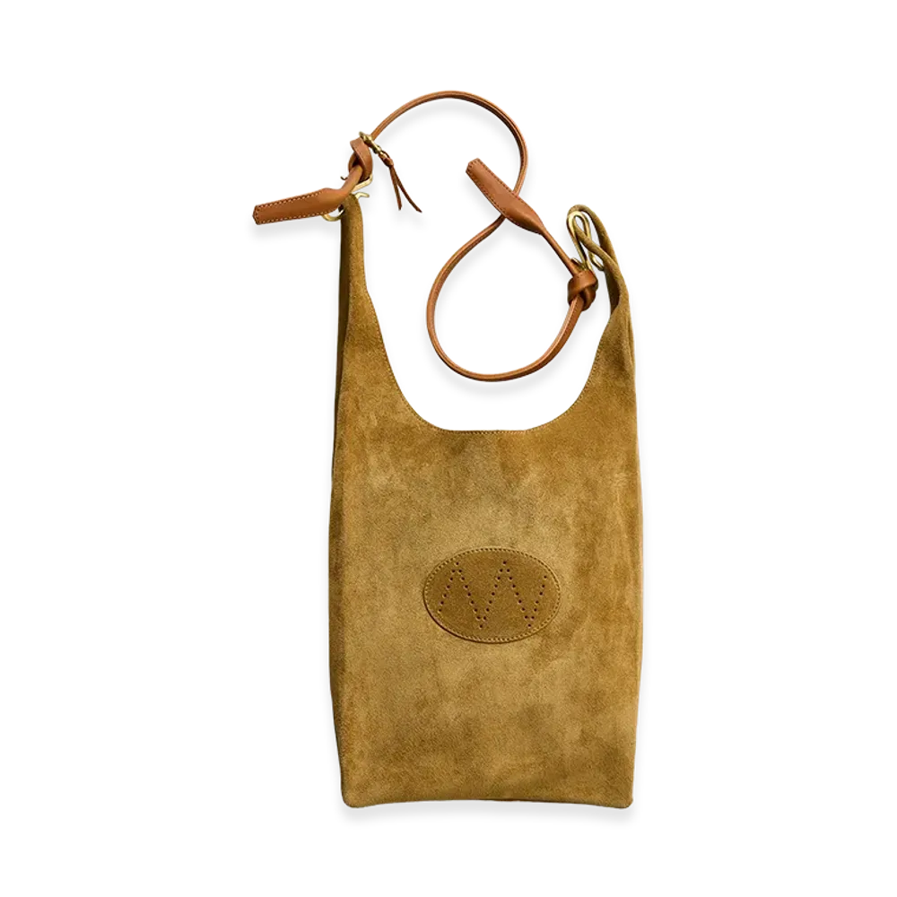 NICENESS S.O.Lowe Suede Leather Shoulder Strap Bag "Camel"