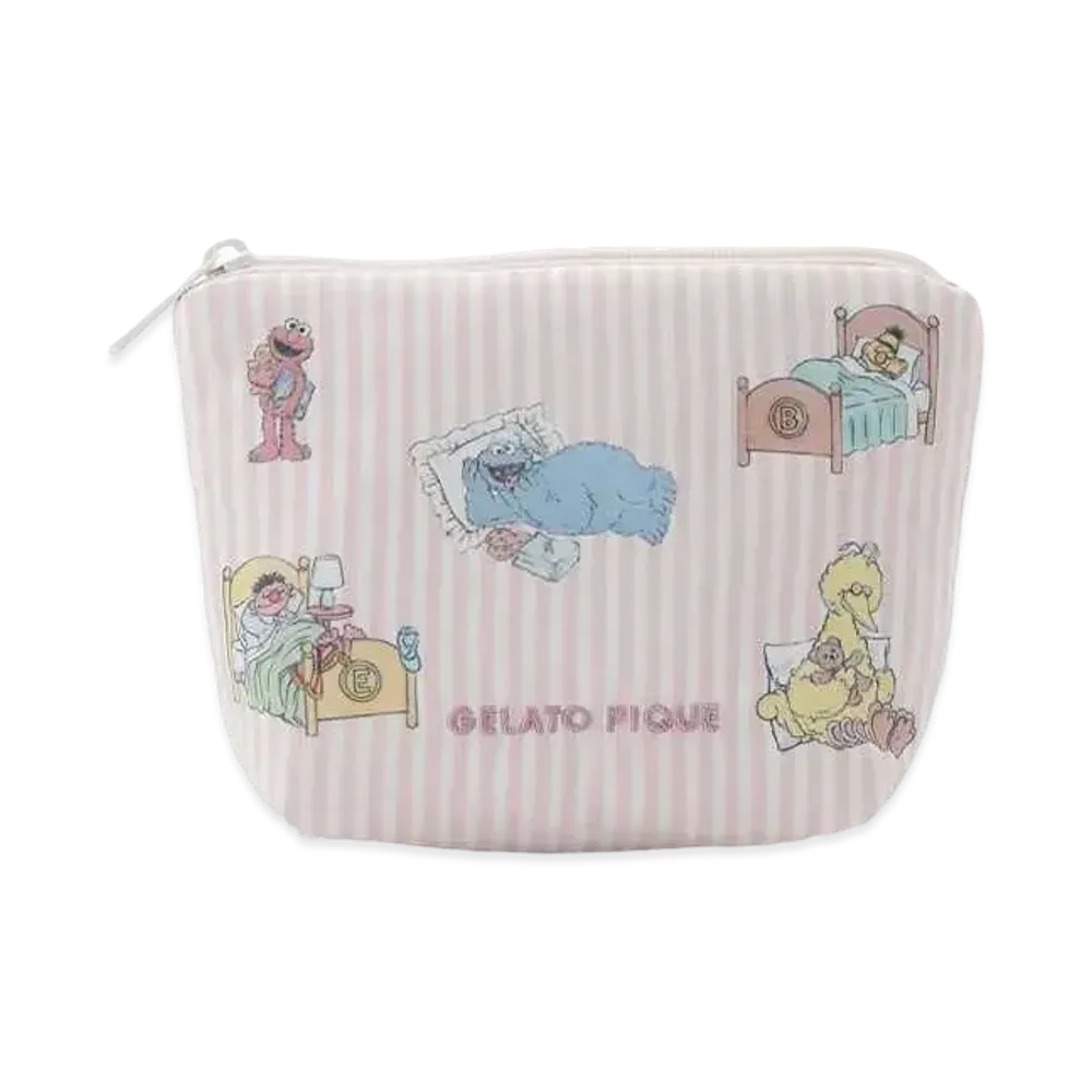 GELATO PIQUE x Sesame Street Tissue Pouch "Pink"