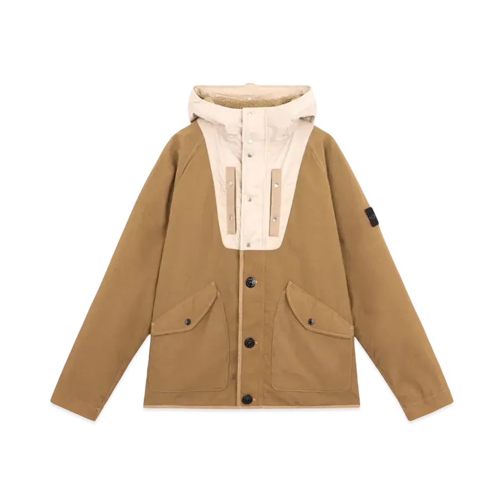 Stone Island 44021 Nylon Panama With New Silk Light "Biscuit"
