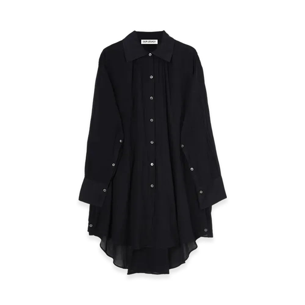 OUR LEGACY Women's Gale Dress "Black Voile"