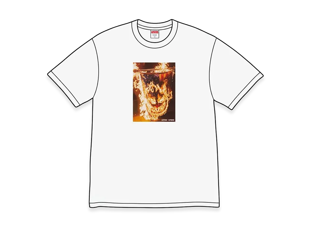 Supreme x Spitfire Flag Tee "White"