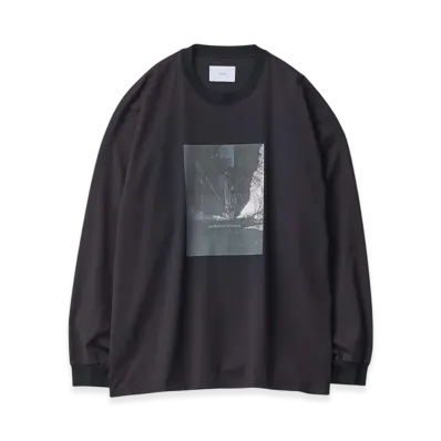 ssstein Oversized Long Sleeve Tee -Nuance- "Dark Navy"