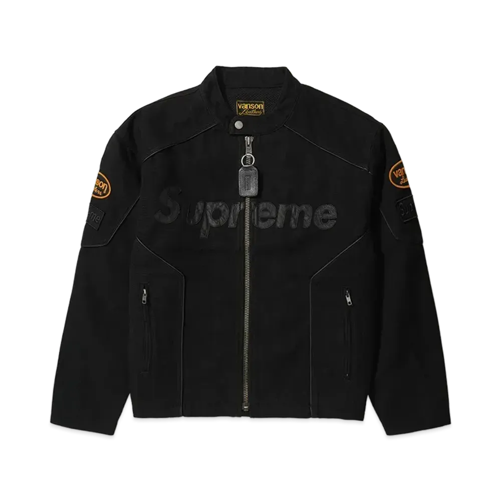 Supreme x Vanson Leathers Cordura Cotton Jacket "Black"