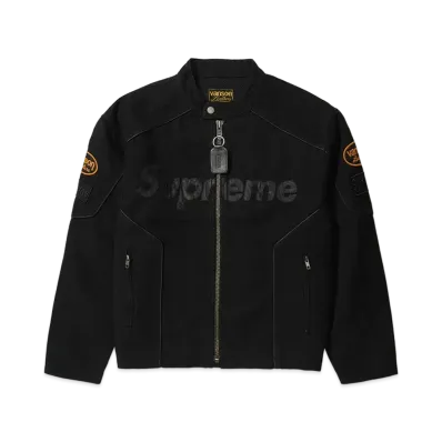 Supreme x Vanson Leathers Cordura Cotton Jacket "Black"