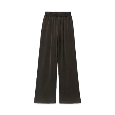 Alexander Wang Cotton High Waist Relax Sweat Pants "Washed Charcoal"