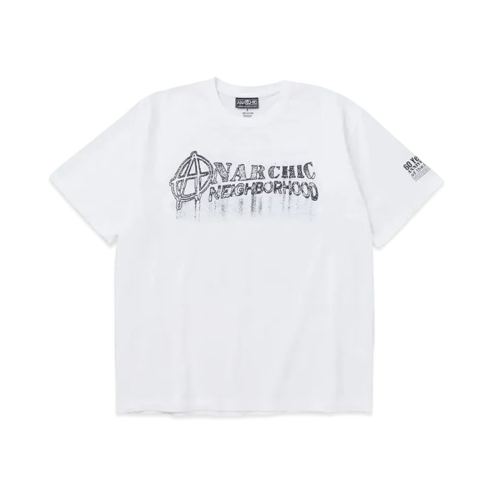 NEIGHBORHOOD ANARCHIC ADJUSTMENT . Tee SS-2 "White"