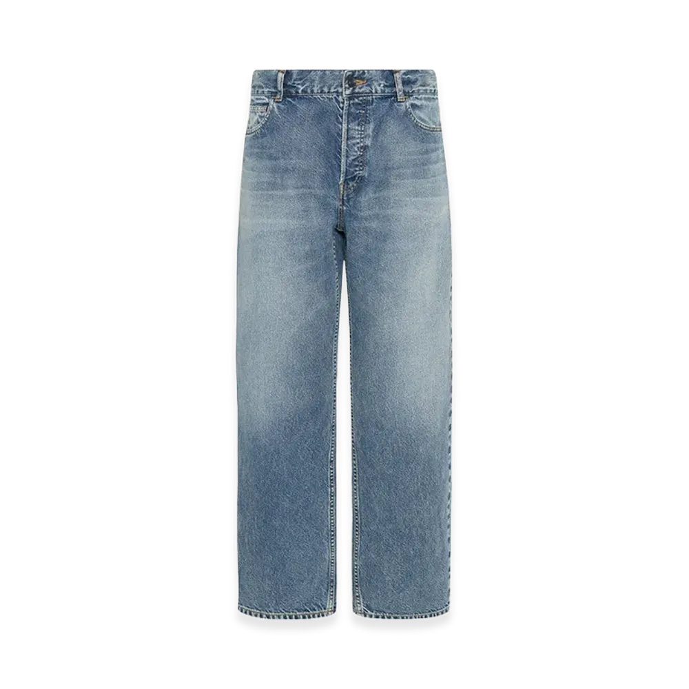 The Row Ross Cotton Jeans "Medium Blue"