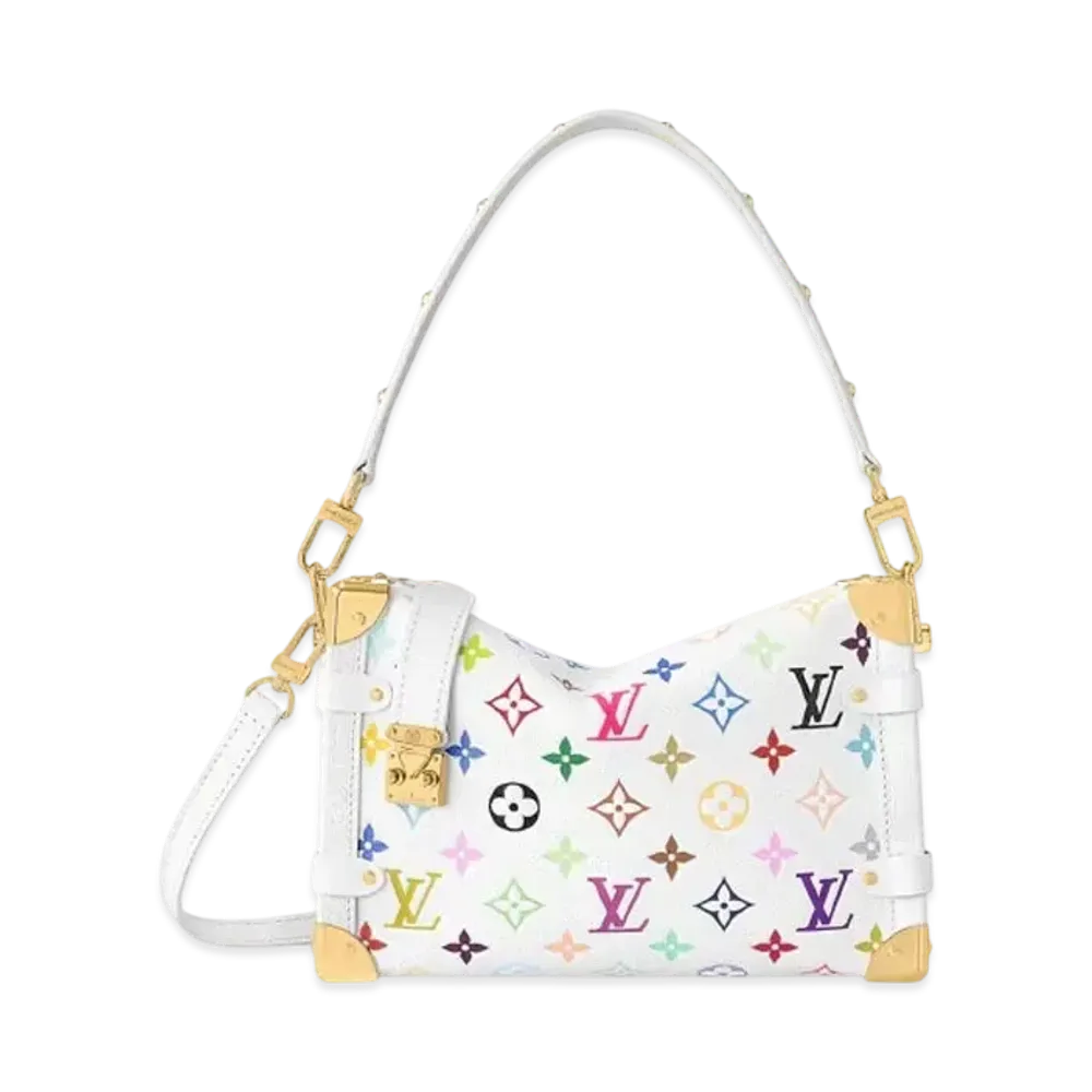 Louis Vuitton x Takashi Murakami Side Trunk MM Fashion Leather Monogram "Multicolor"