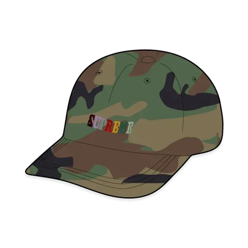 Supreme Pigment Dye 6-Panel "Camo"