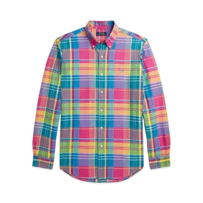 Polo Ralph Lauren Classic Fit Check Oxford Shirt "Pink"