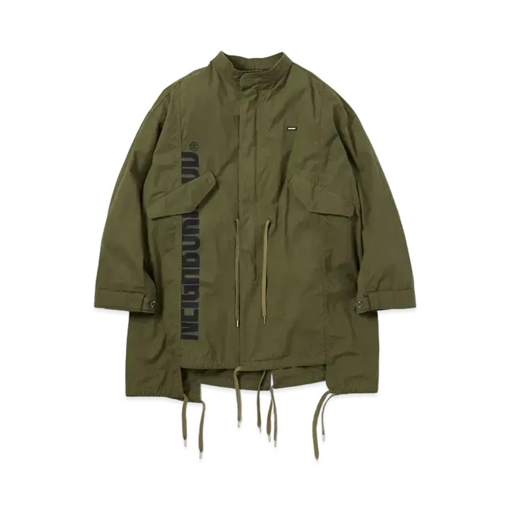 NEIGHBORHOOD FISHTAIL / C-COAT "Olive Drab"