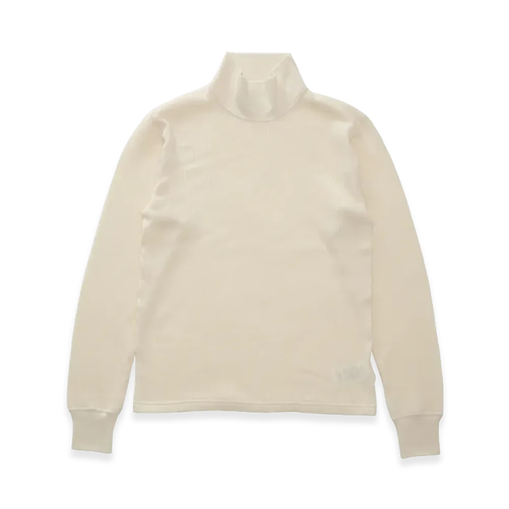 visvim Solar Waffle Skivvy L/S (Superfine) "Ivory"