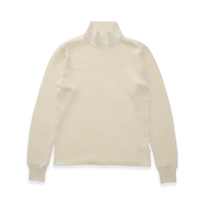 visvim Solar Waffle Skivvy L/S (Superfine) "Ivory"