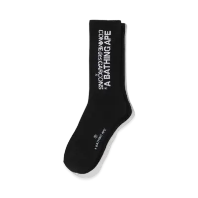 A BATHING APE CDG OSAKA SOCKS "Black"