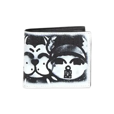 GIVENCHY Card Holder In 4G Leather With Tag Effect Prints "Black"