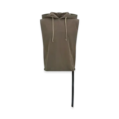 Rick Owens DRKSHDW Hooded Tunic Top "Brown"