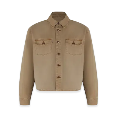 VERDY x NOICE Dyed Work Shirt "Beige"